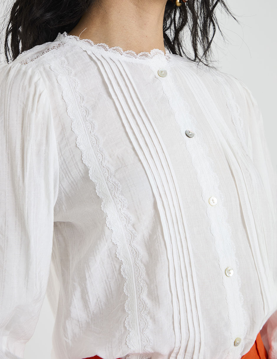 Blusa manga larga para mujer 4