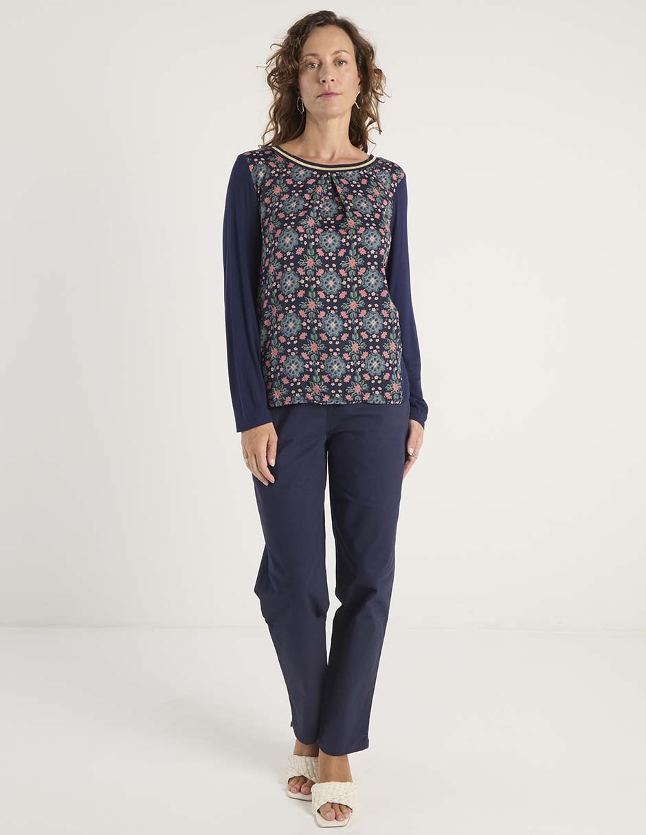 Blusa manga larga para mujer 2