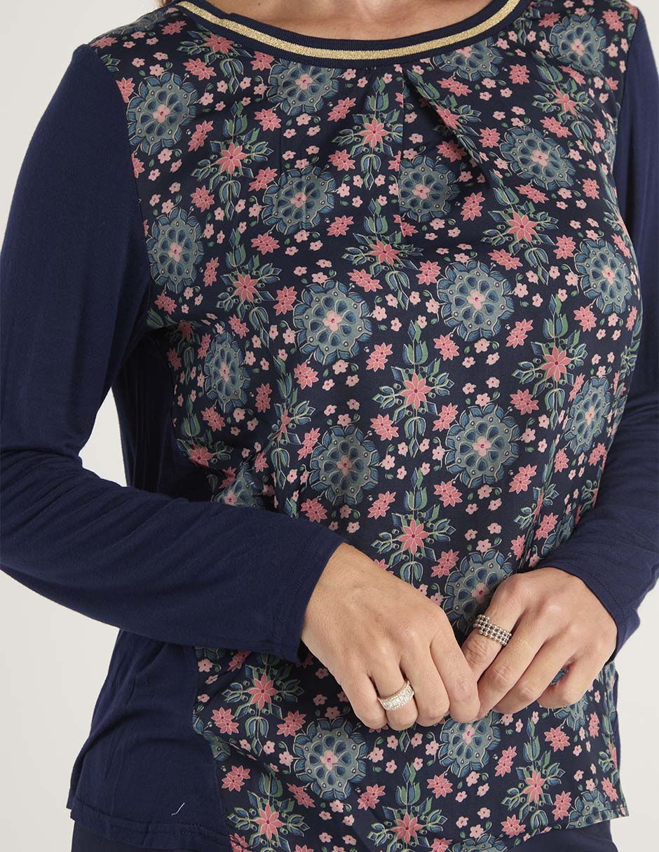 Blusa manga larga para mujer 5