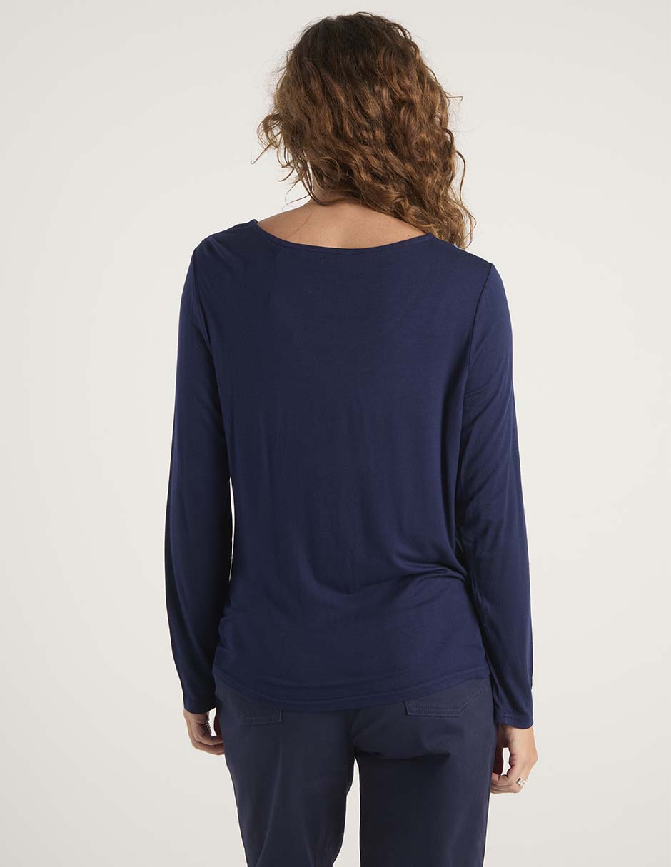 Blusa manga larga para mujer 6