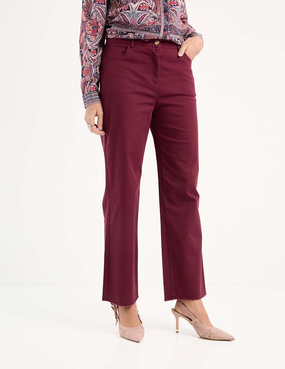 Pantalón relaxed straight para mujer