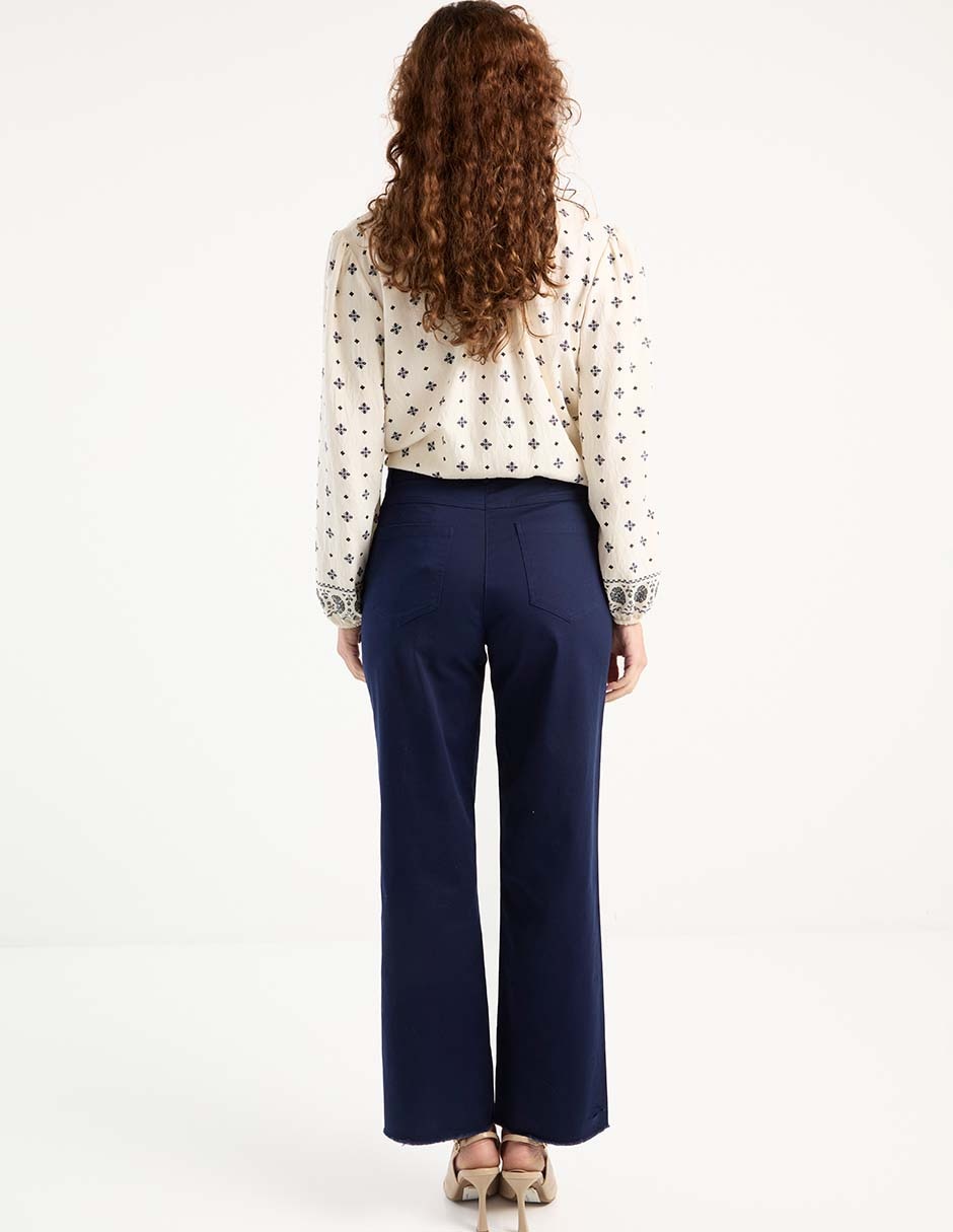 Pantalón relaxed straight para mujer 2