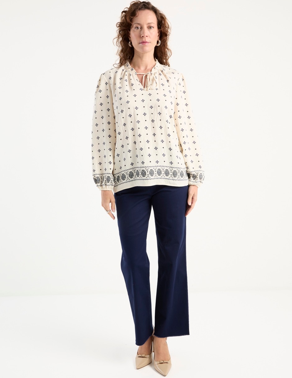 Pantalón relaxed straight para mujer 3