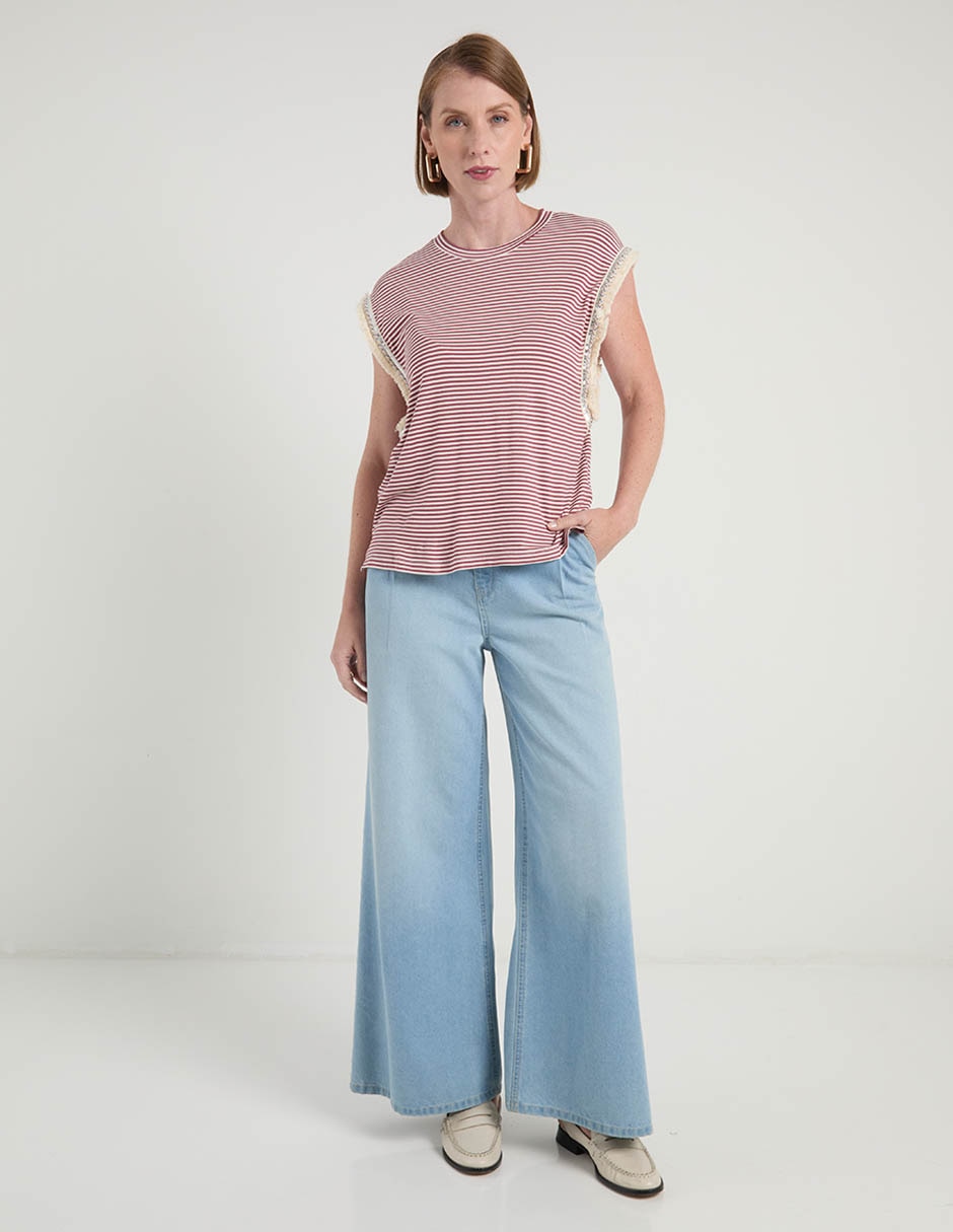 Playera cuello redondo para mujer 3