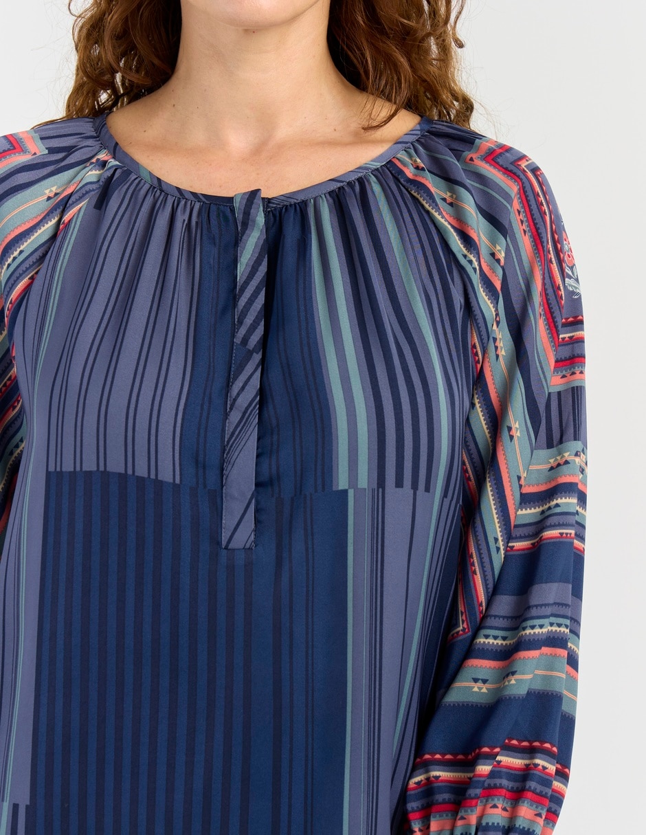 Blusa manga larga para mujer 4