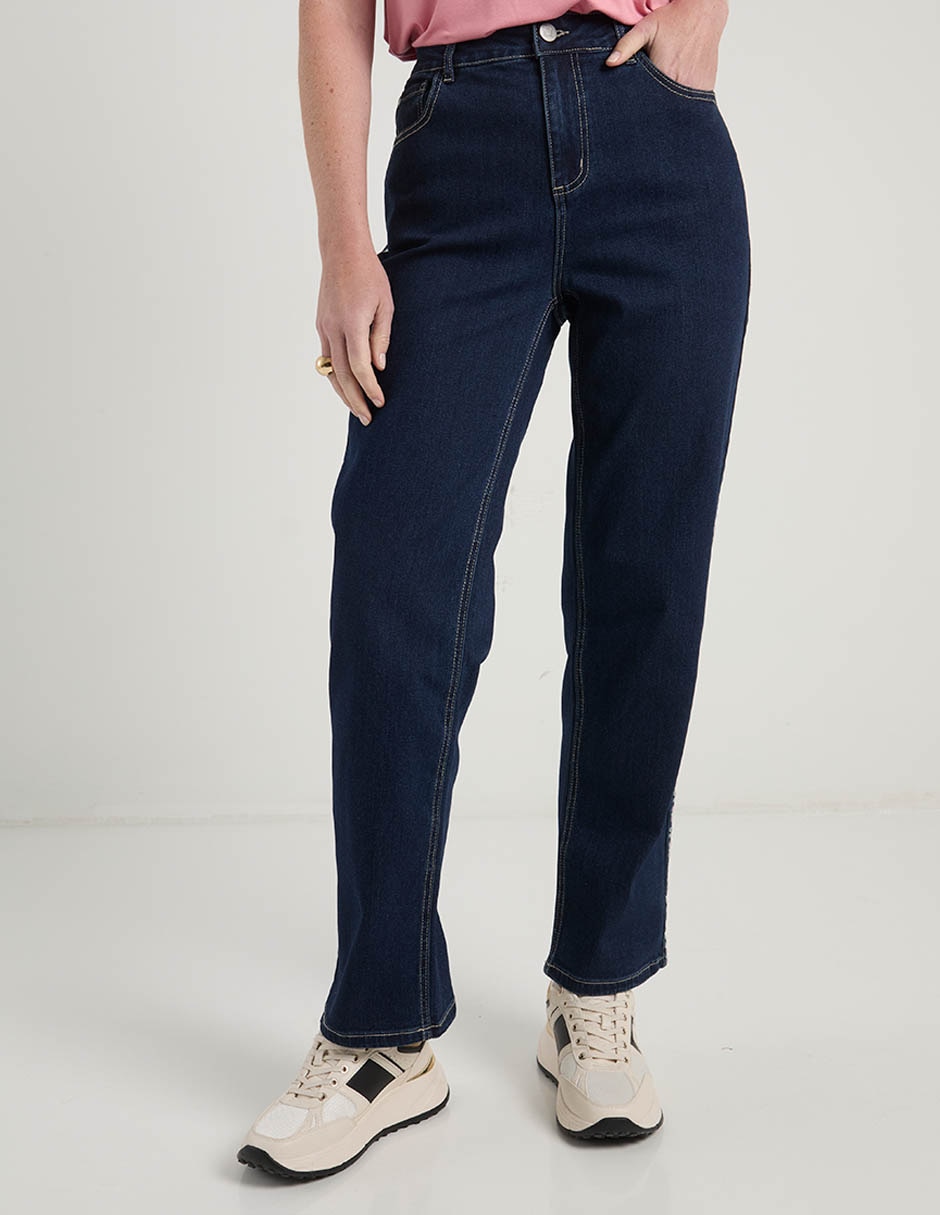 Jean straight para mujer 2