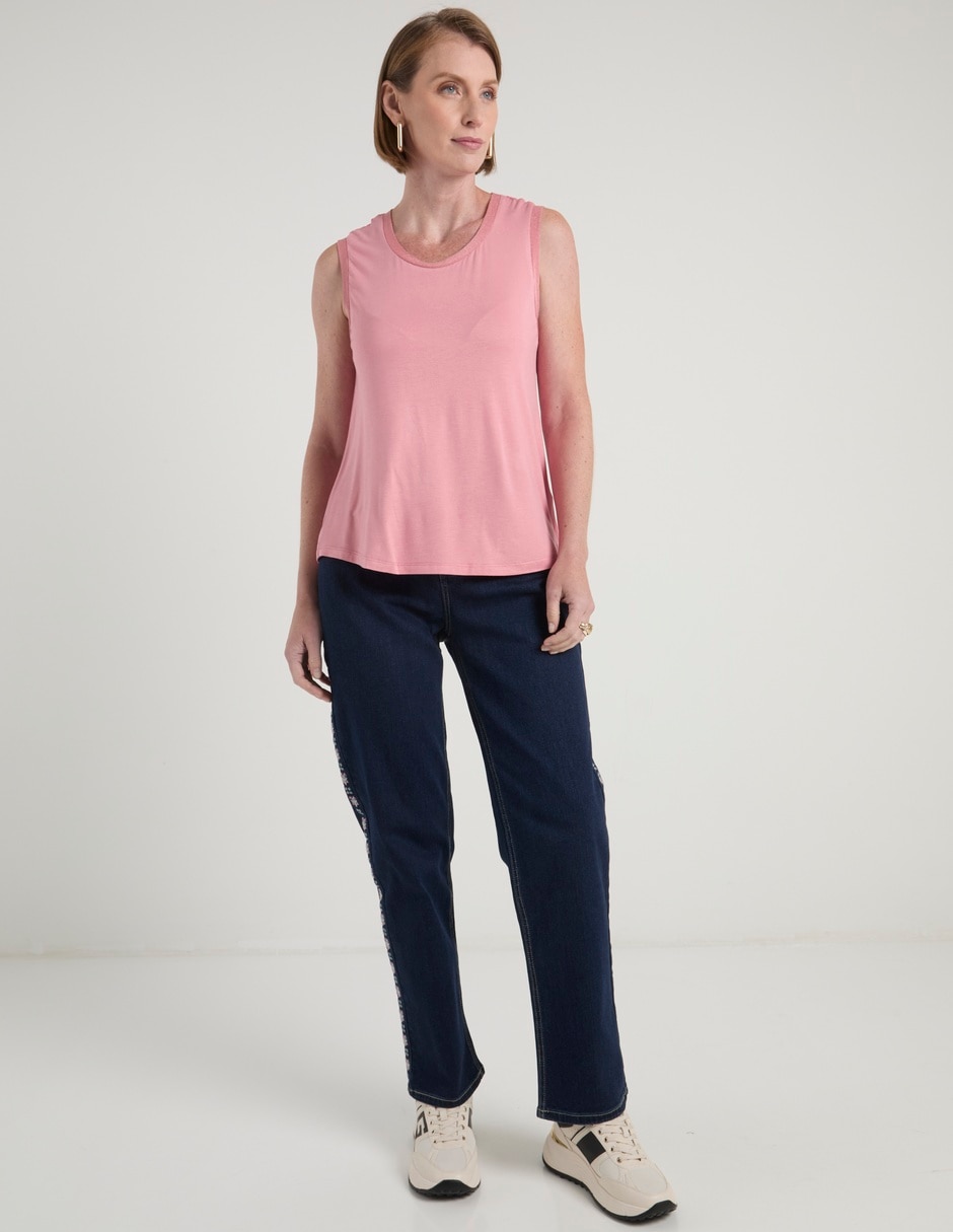 Jean straight para mujer 3