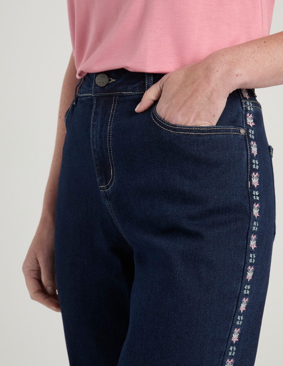 Jean straight para mujer 4