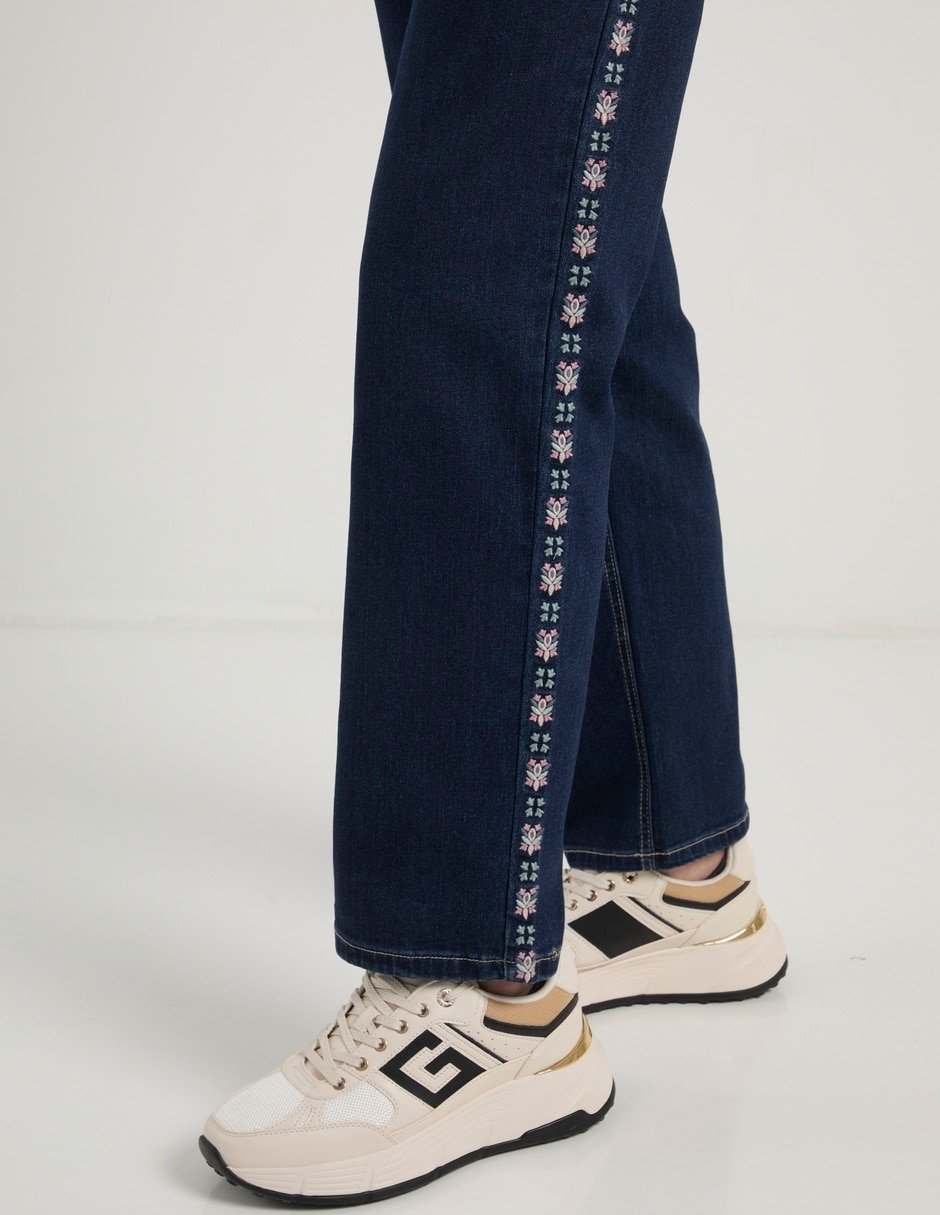 Jean straight para mujer 5