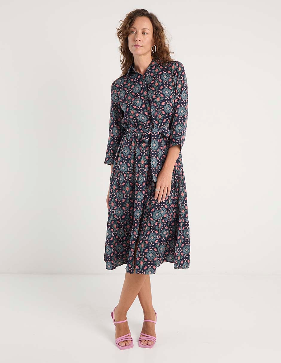 Vestido midi casual para mujer 2