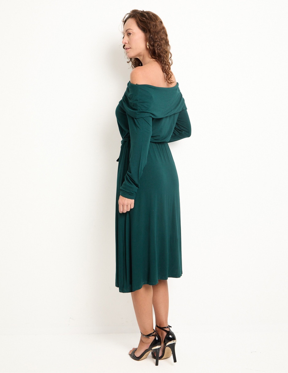 Vestido midi casual Lieb para mujer