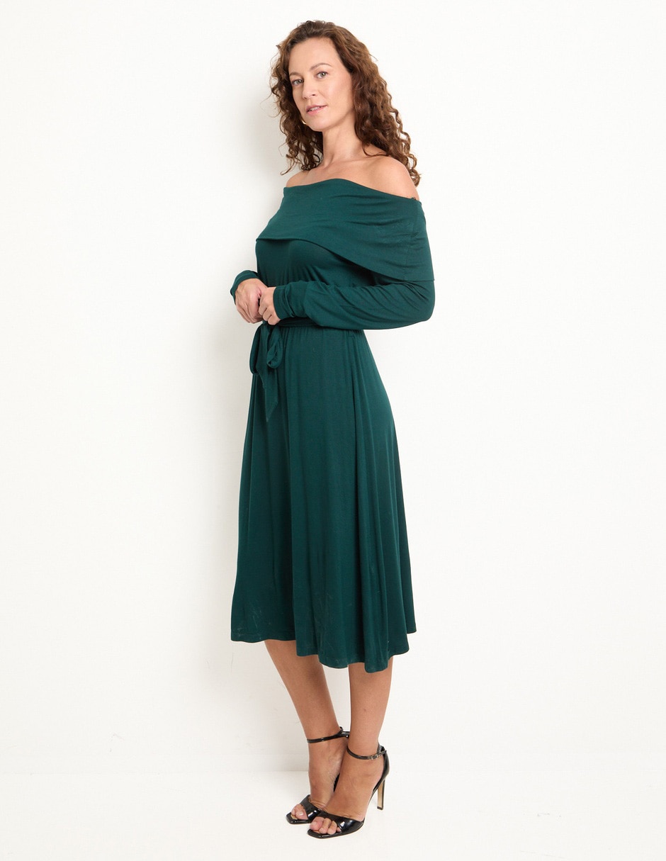 Vestido midi casual Lieb para mujer