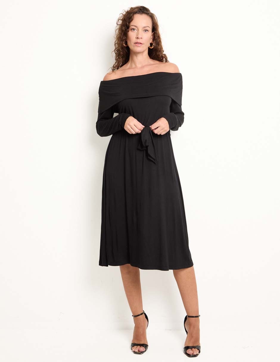 Vestido midi casual para mujer Vestido midi casual para mujer