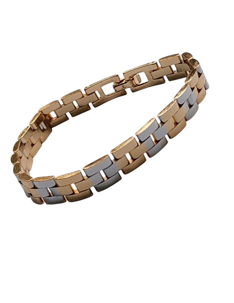 Brazalete de oro laminado 14 K con acabado brillante 2