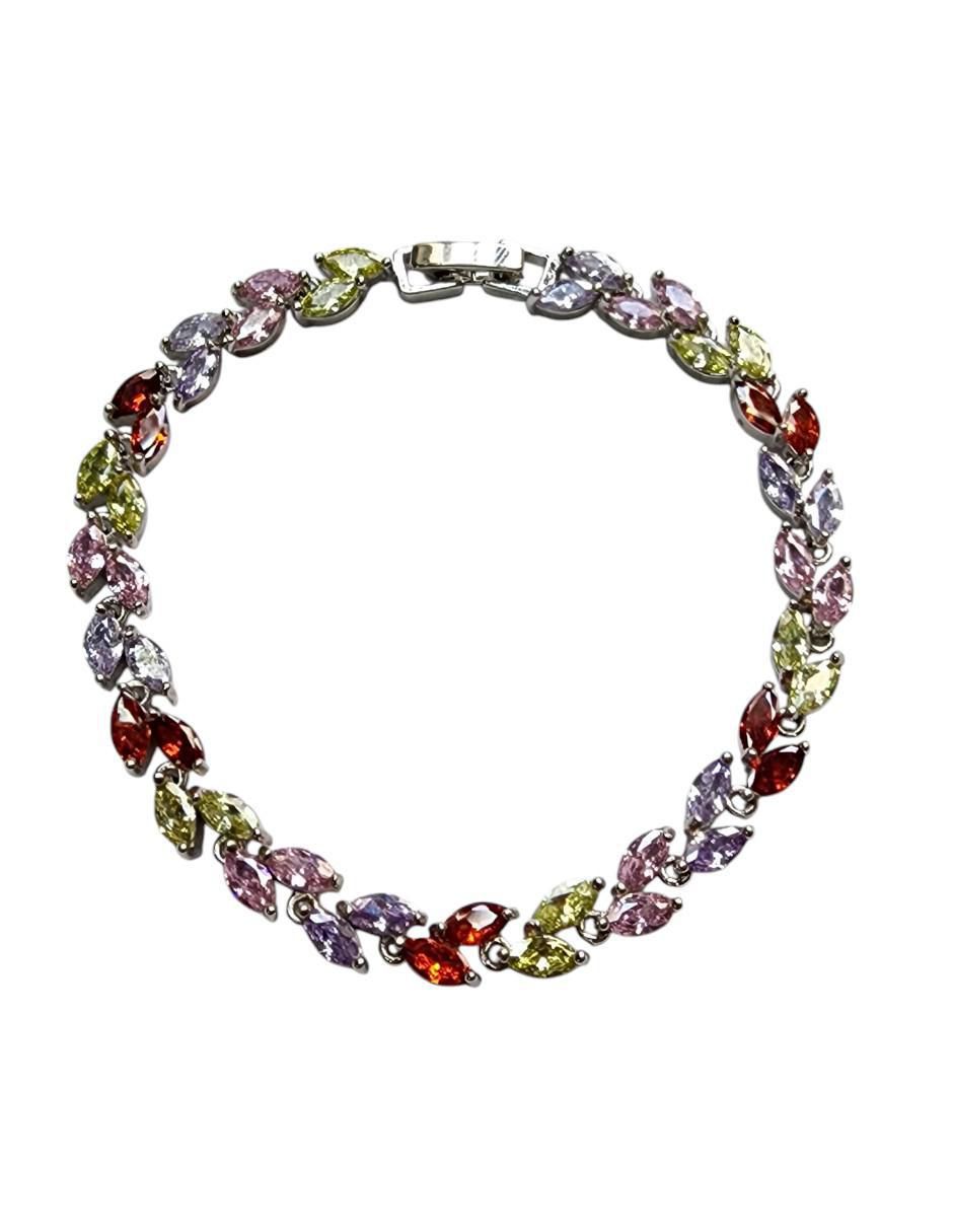 Pulsera con acabado pavé