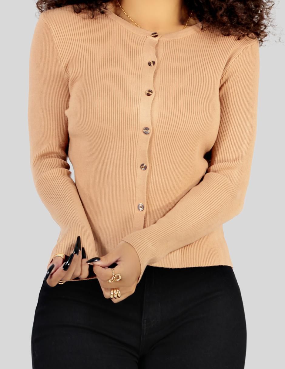 Suéter cuello redondo para mujer 5