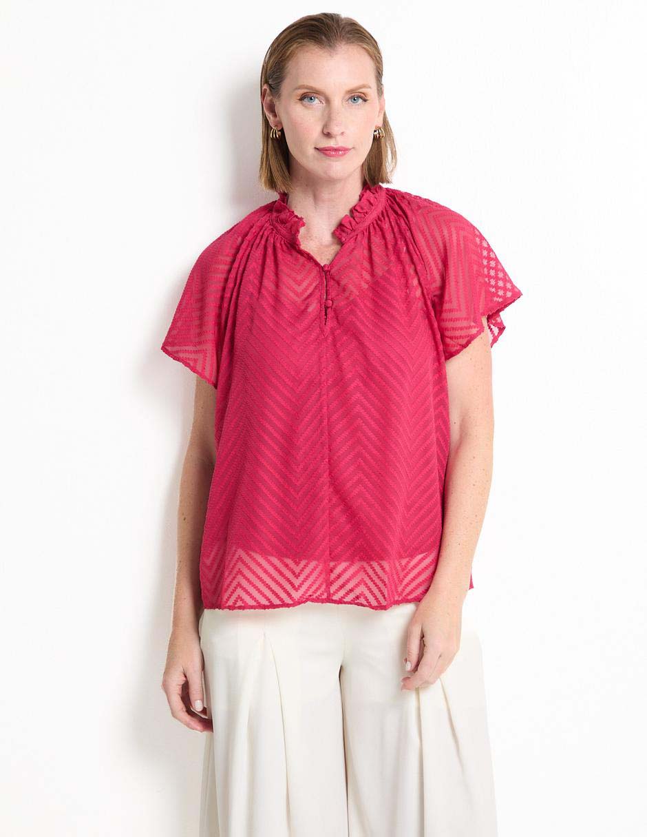 Blusa manga corta para mujer 1