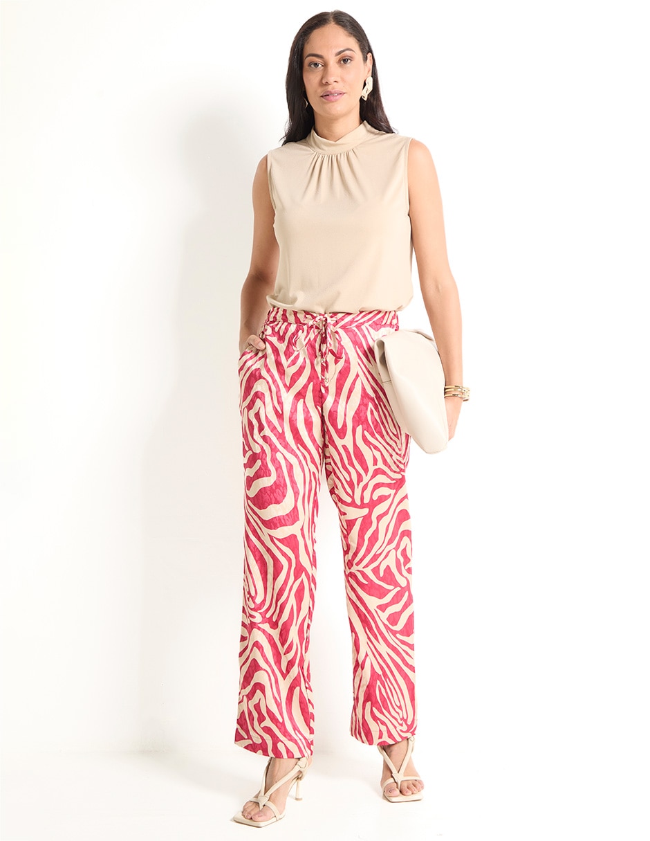 Pantalón relaxed amplio para mujer 3