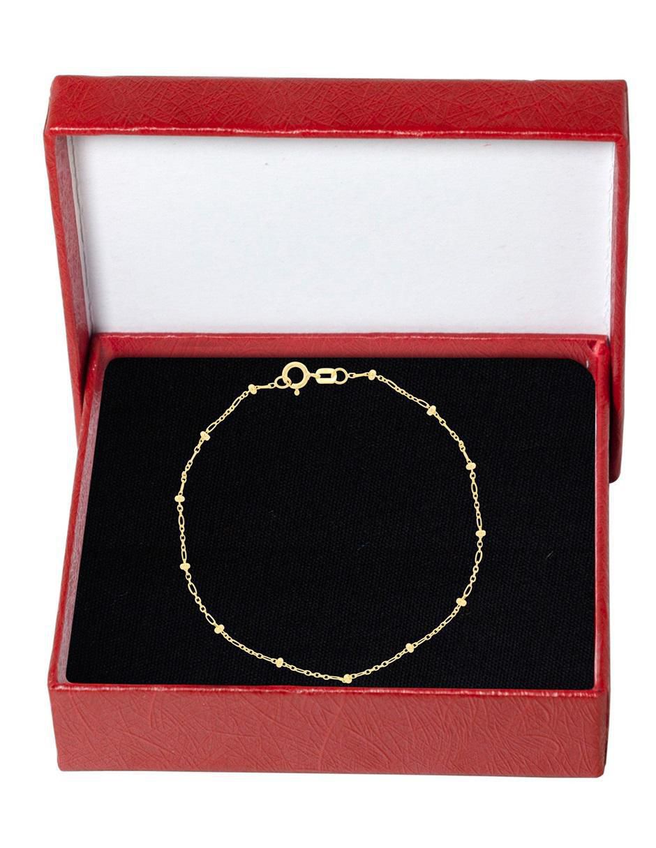 Pulsera de oro 10 K con acabado pulido 4