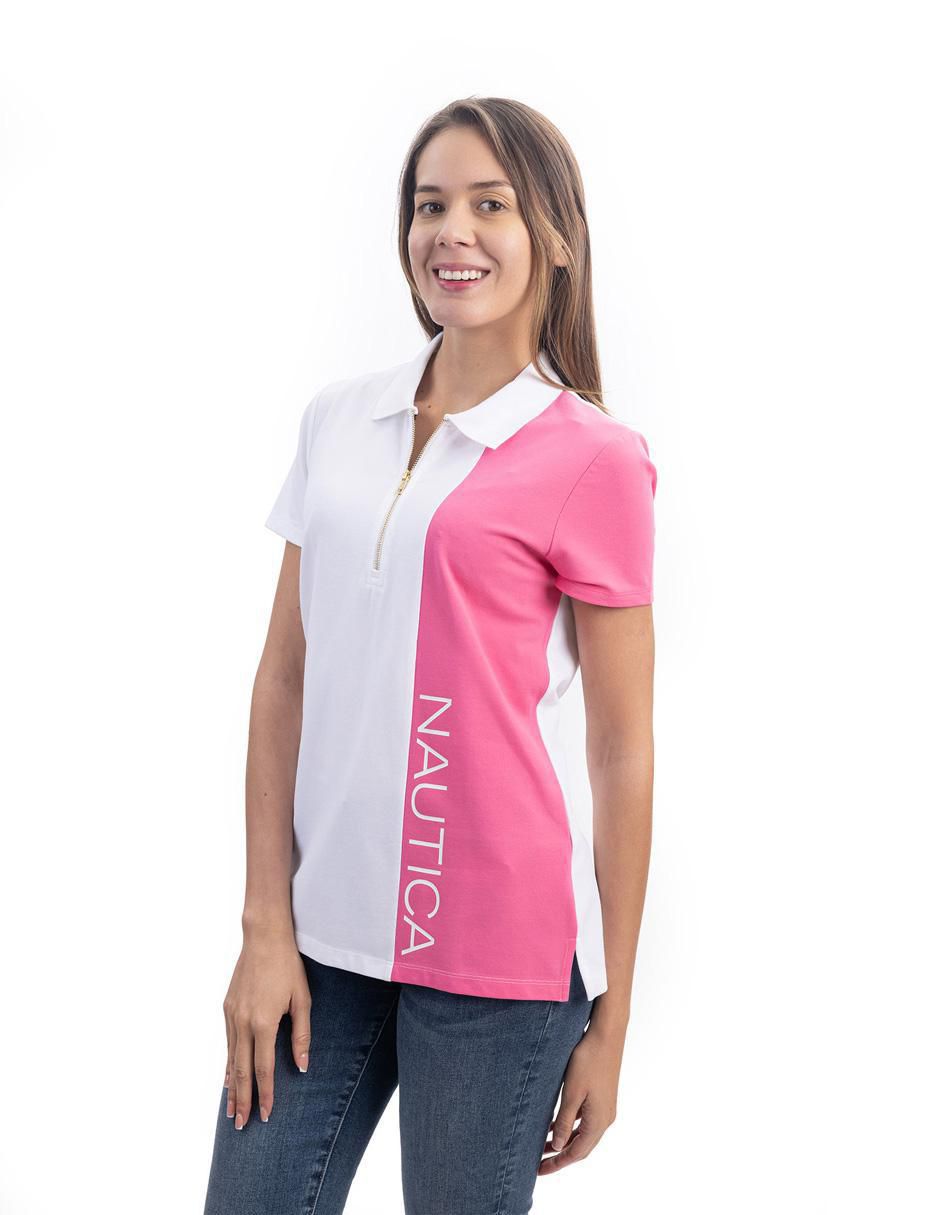 Playera tipo polo para mujer 2
