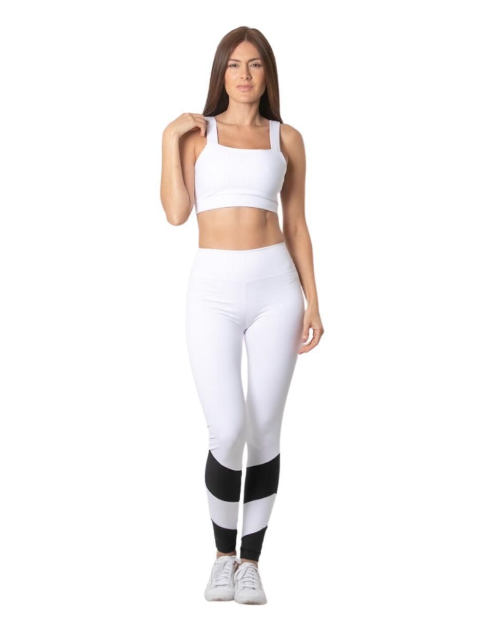 Conjunto deportivo regular con elástico para mujer