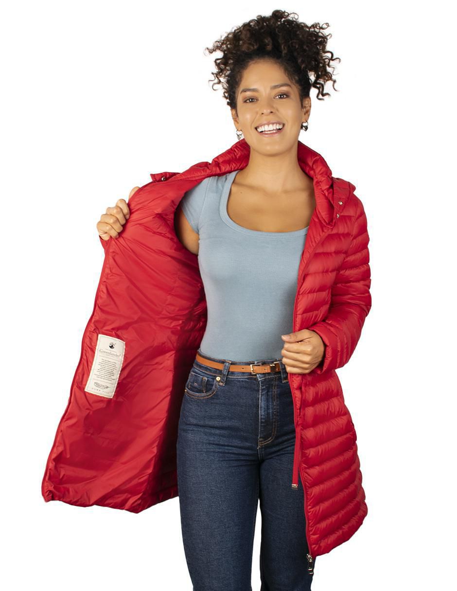Chamarra acolchada greenlander para mujer