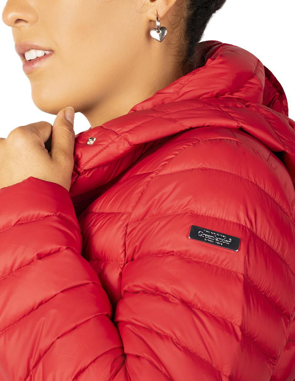Chamarra acolchada greenlander para mujer