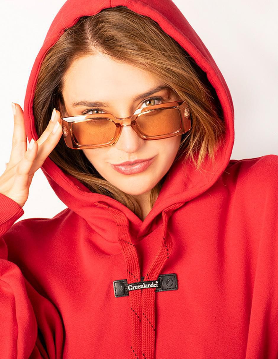 Sudadera con capucha y bolsa para mujer 2