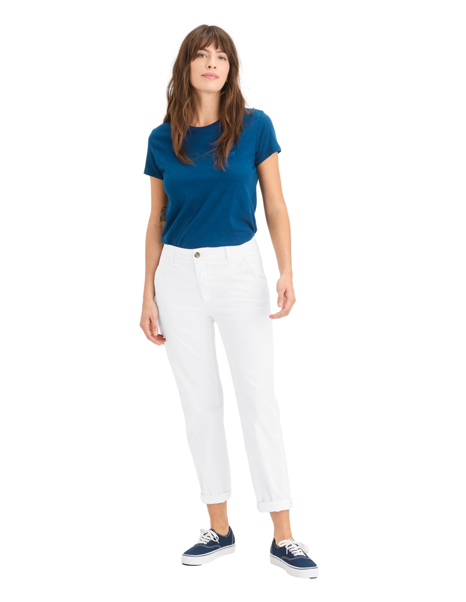 Pantalón capri slim para mujer 4