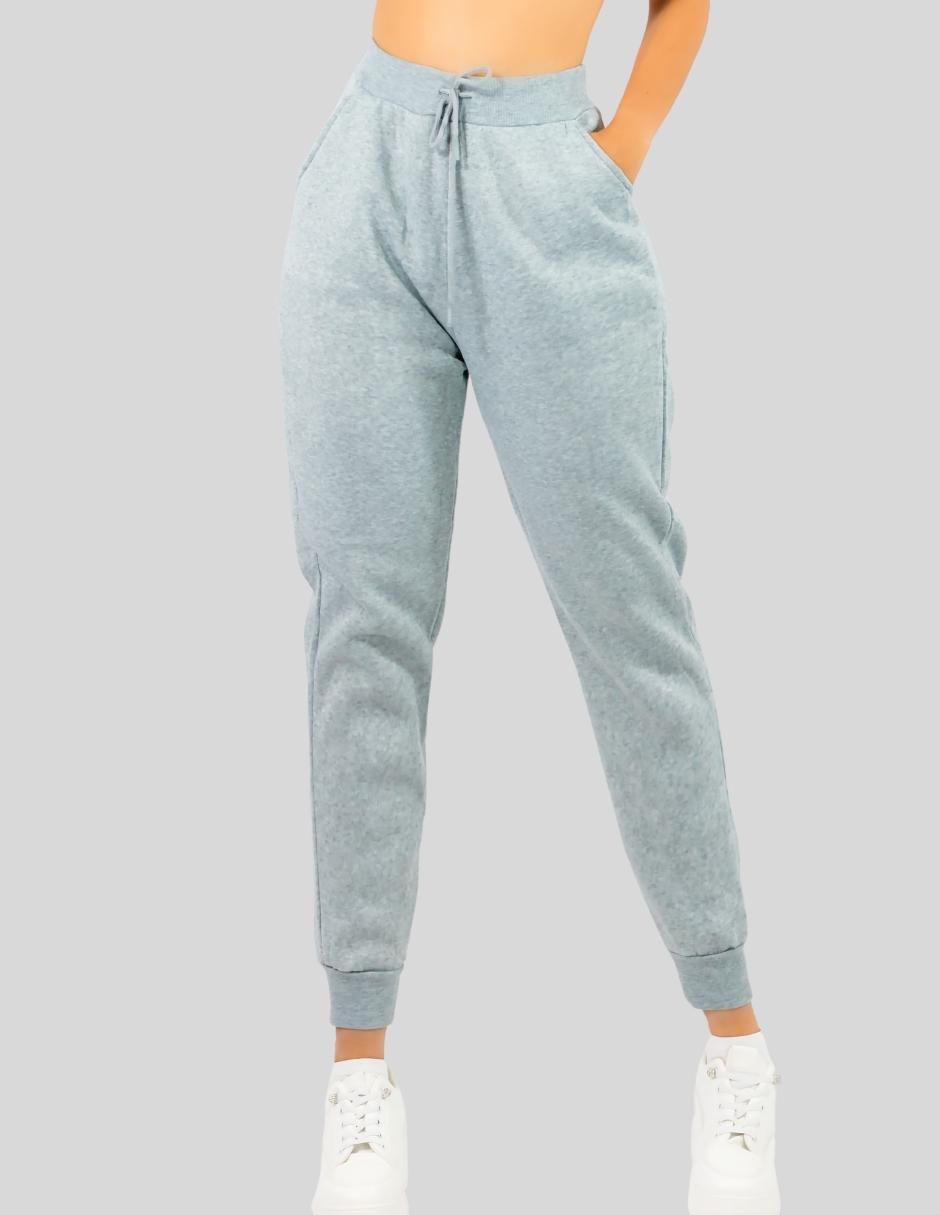 Pants regular con agujeta para mujer