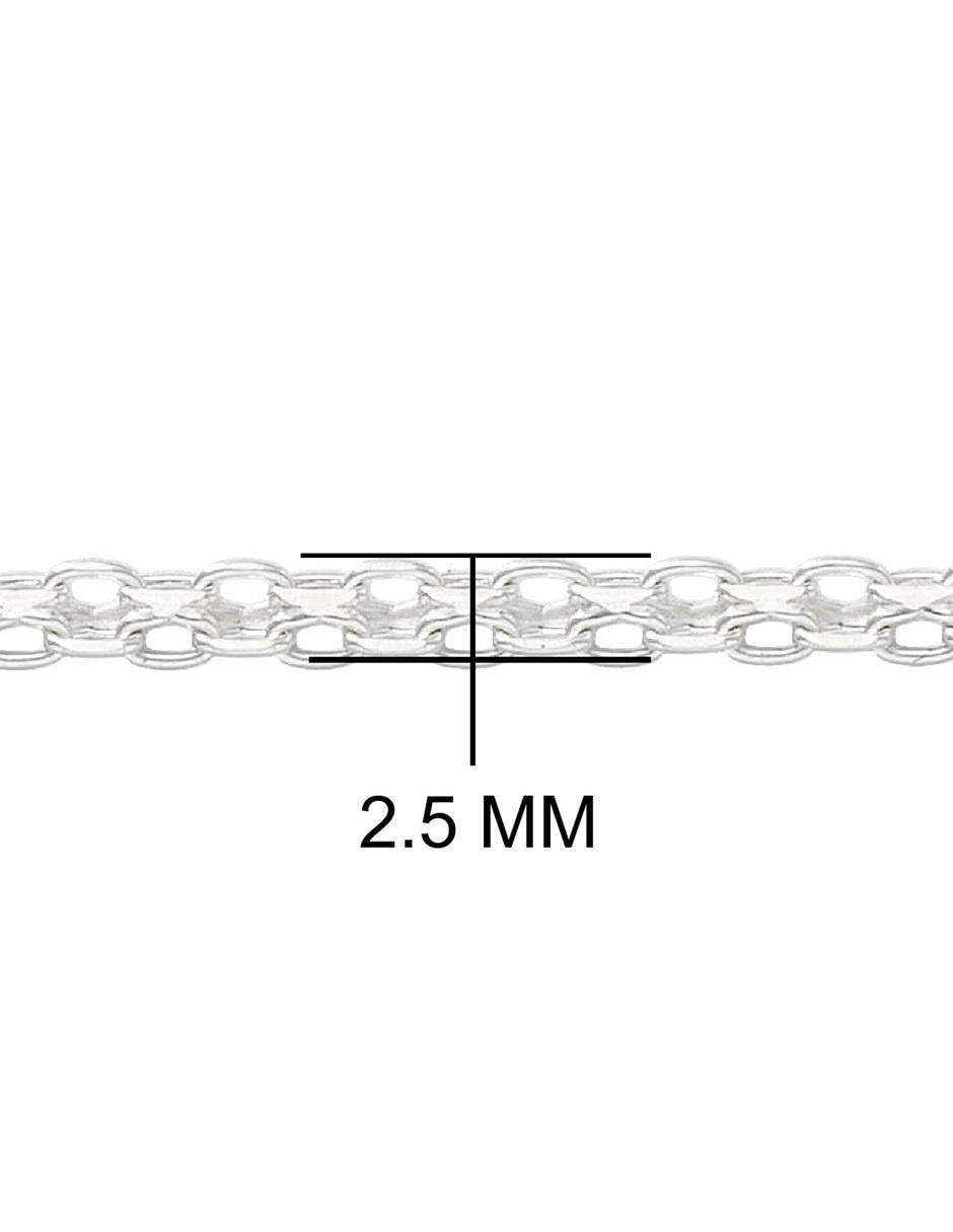 Collar de eslabones de plata P 925 6