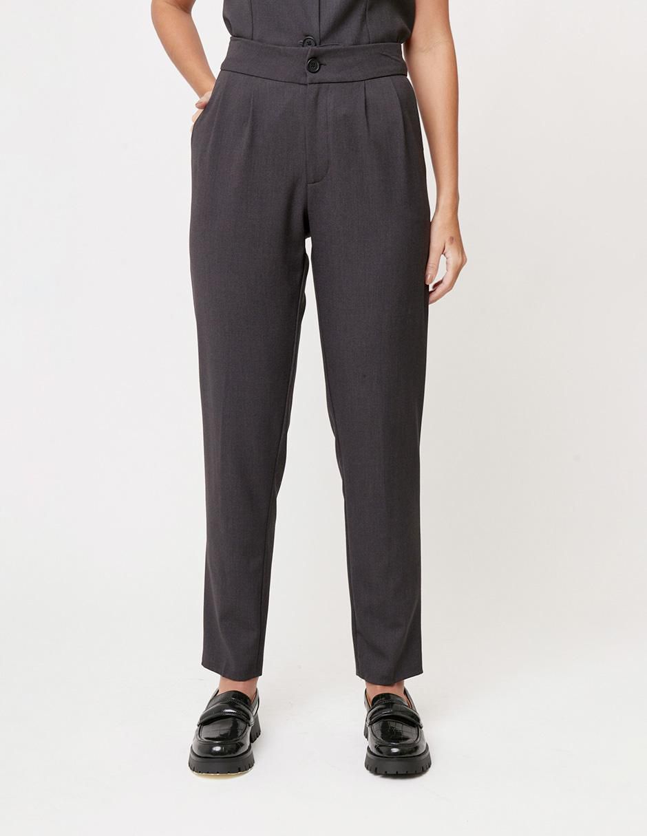 Pantalón de vestir ajustado para mujer