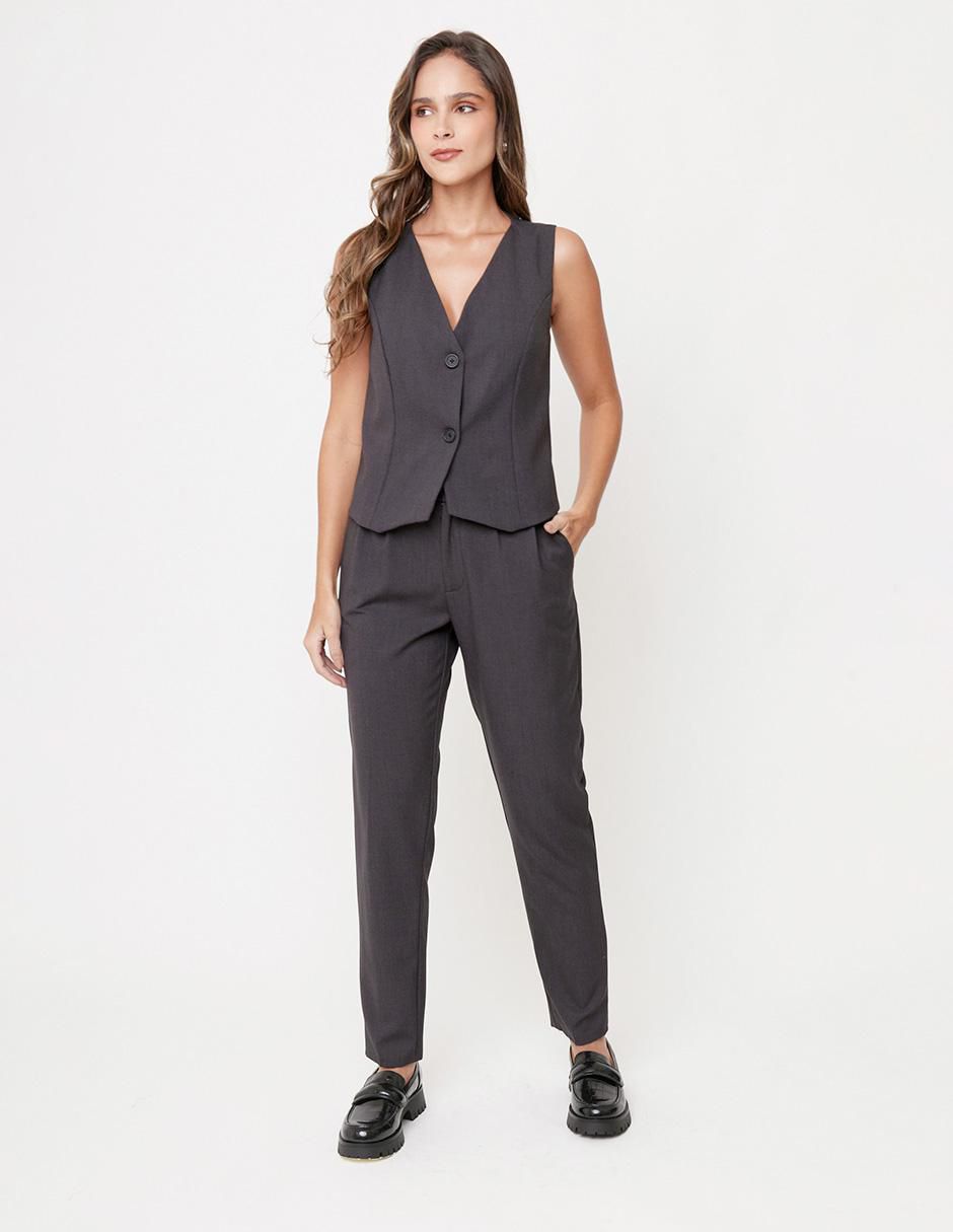 Pantalón de vestir Linea Pura ajustado para mujer Suburbia