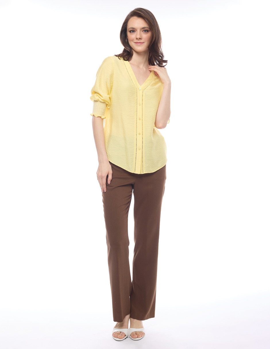Blusa manga 3/4 para mujer 2
