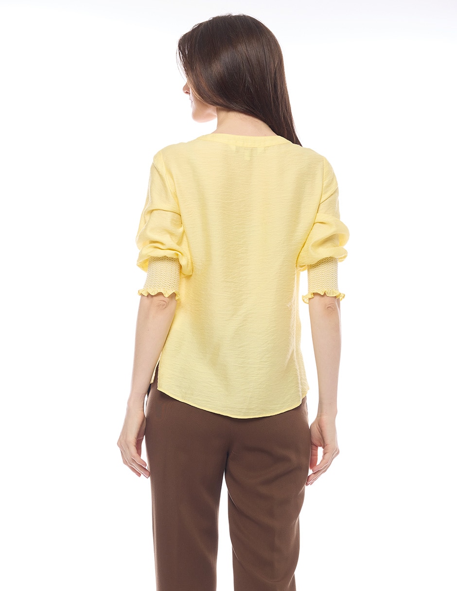 Blusa manga 3/4 para mujer 4