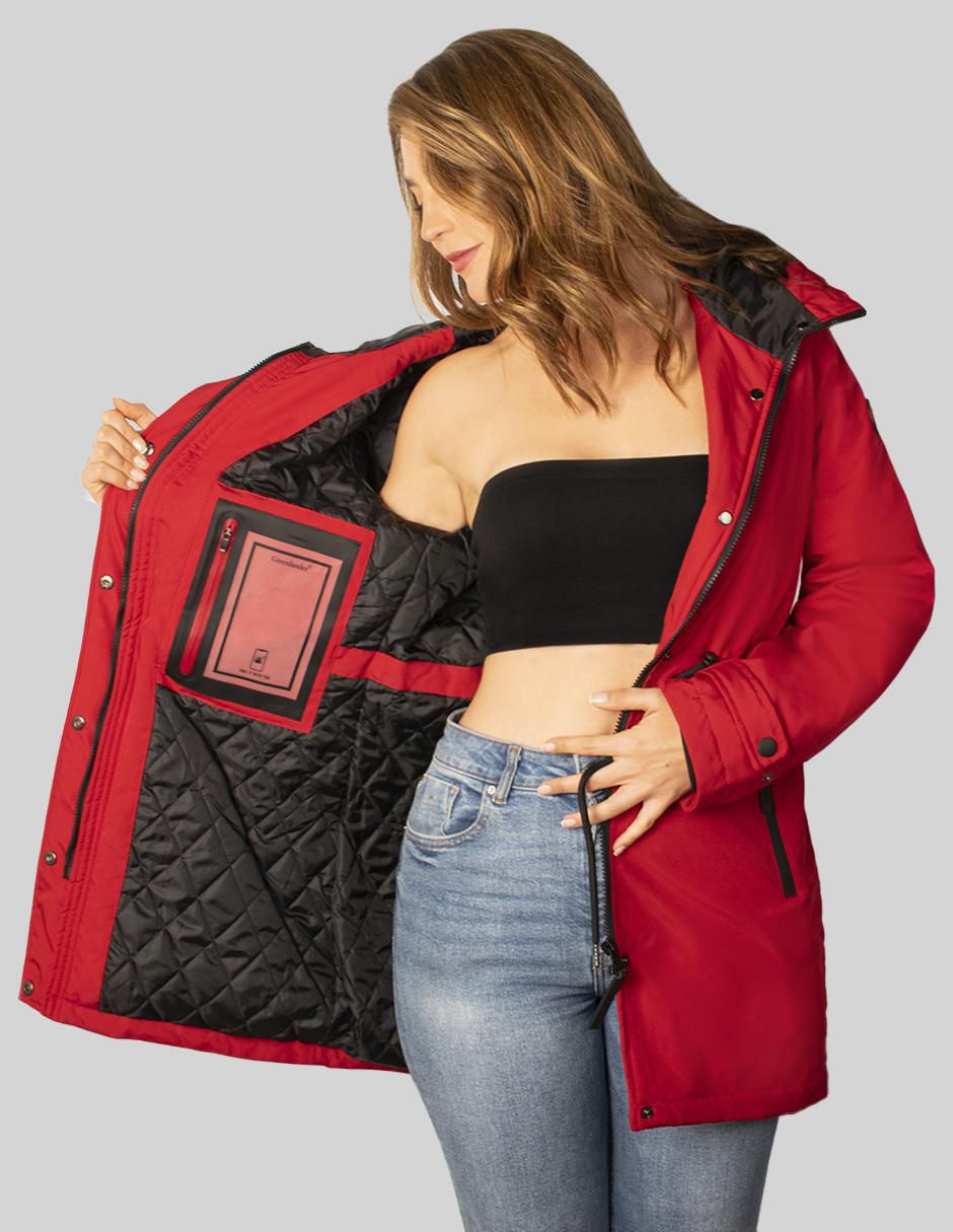 "chamarra" parka greenlander no impermeable "de" poliéster "para mujer"