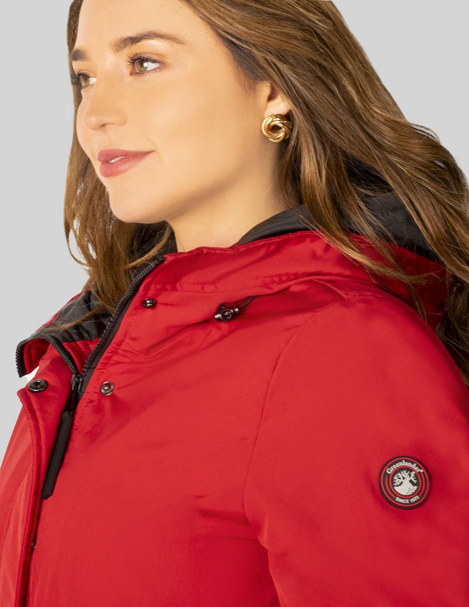 "chamarra" parka greenlander no impermeable "de" poliéster "para mujer"
