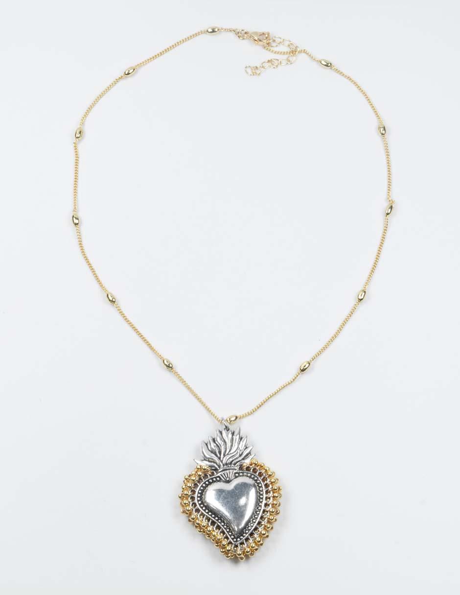 Collar de corazón Milagritos 2
