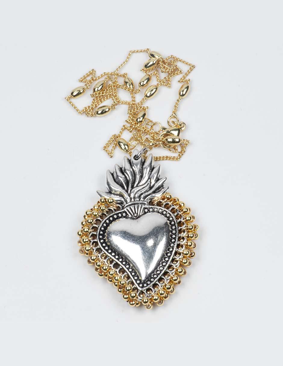Collar de corazón Milagritos 3
