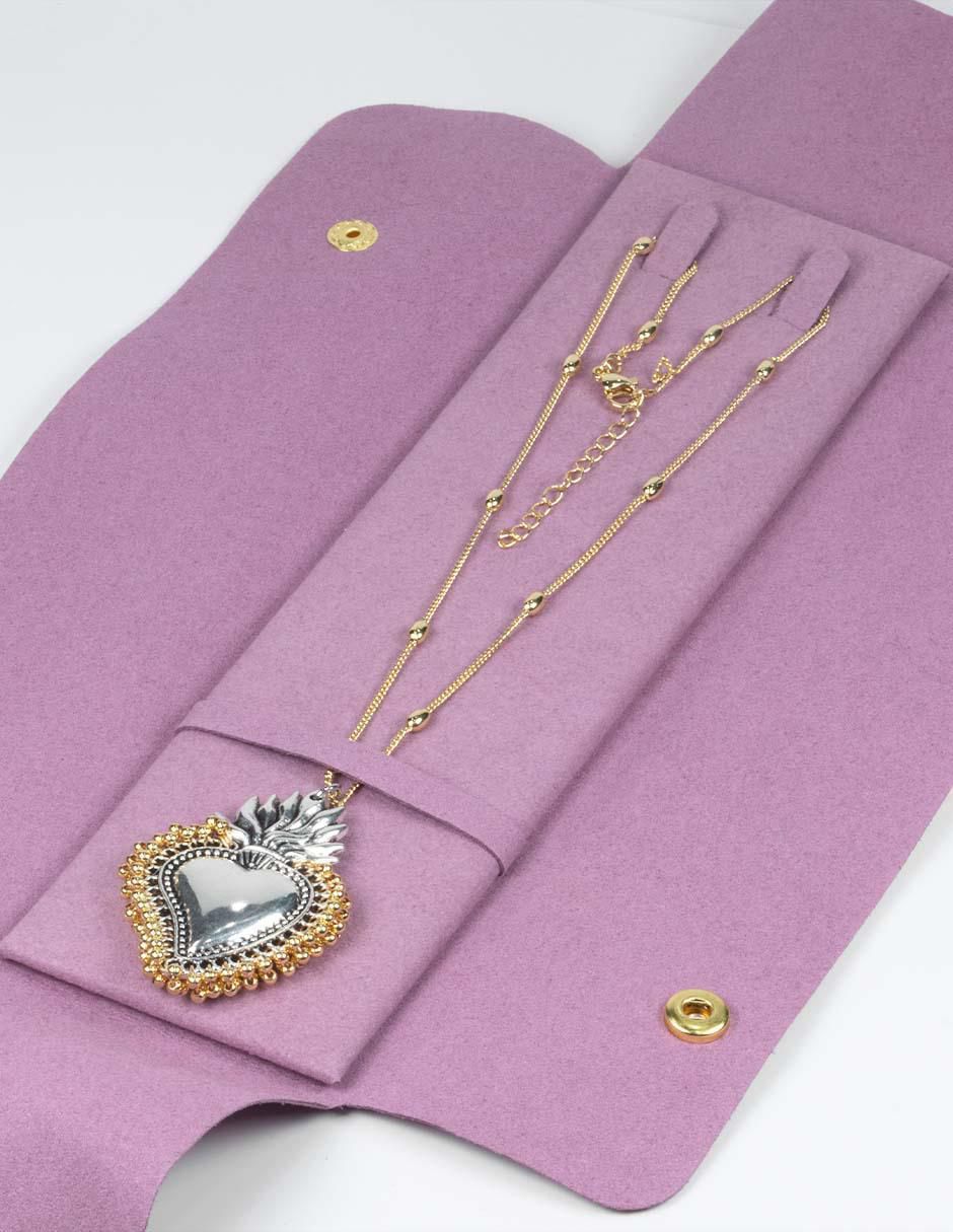 Collar de corazón Milagritos 5
