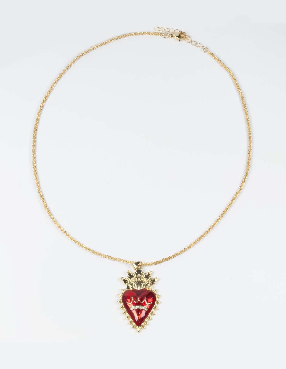 Collar de corazón Milagritos 2