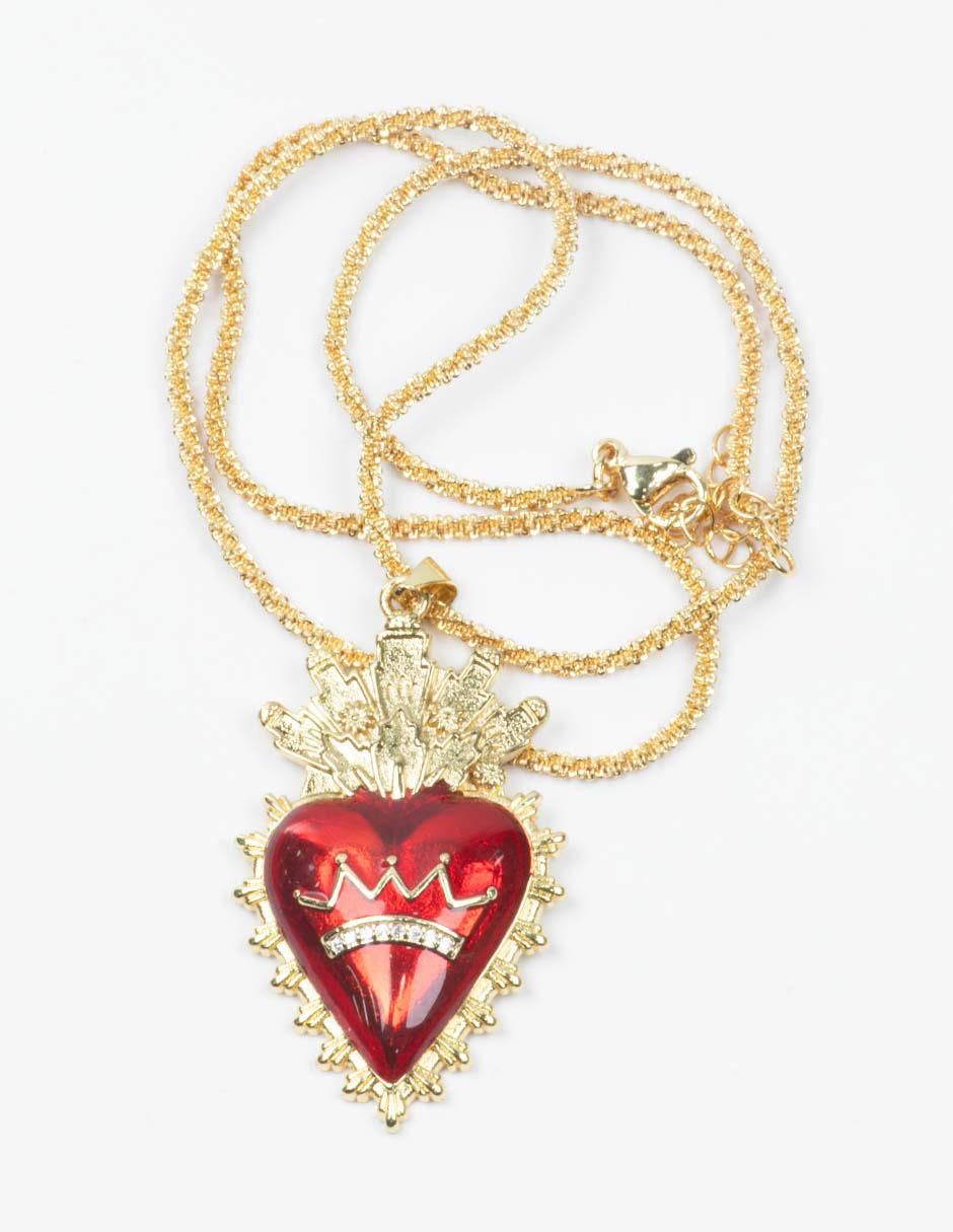 Collar de corazón Milagritos 3