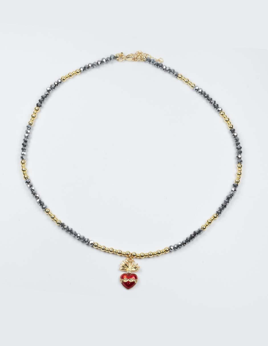 Collar de corazón Milagritos 2