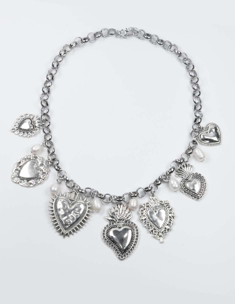 Collar de corazón Milagritos 2