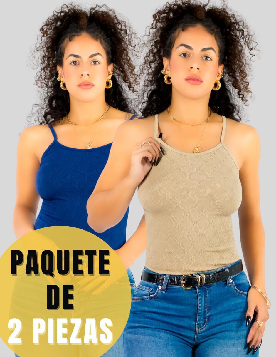 Set blusa de tirantes para mujer 8