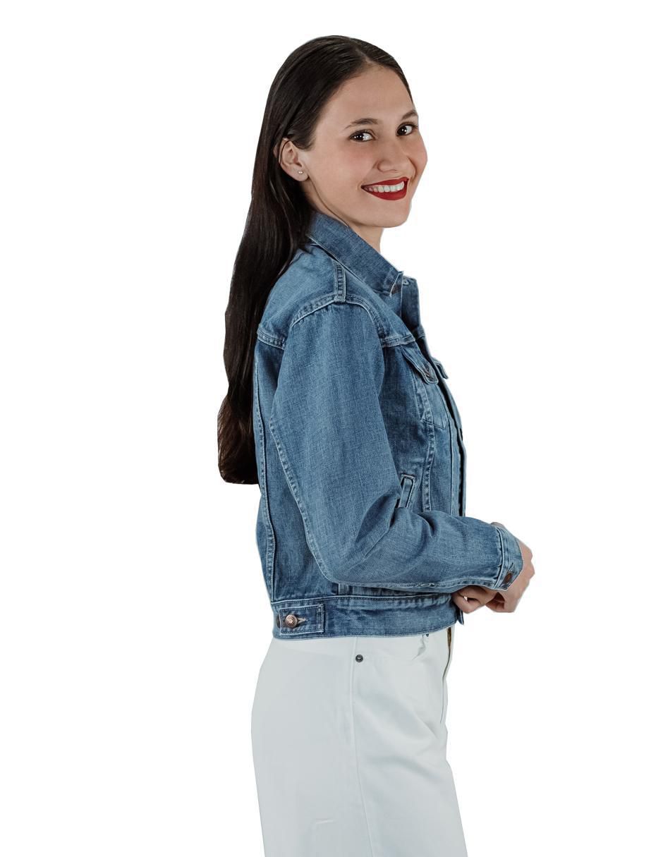 Chamarra casual de mezclilla para mujer 3