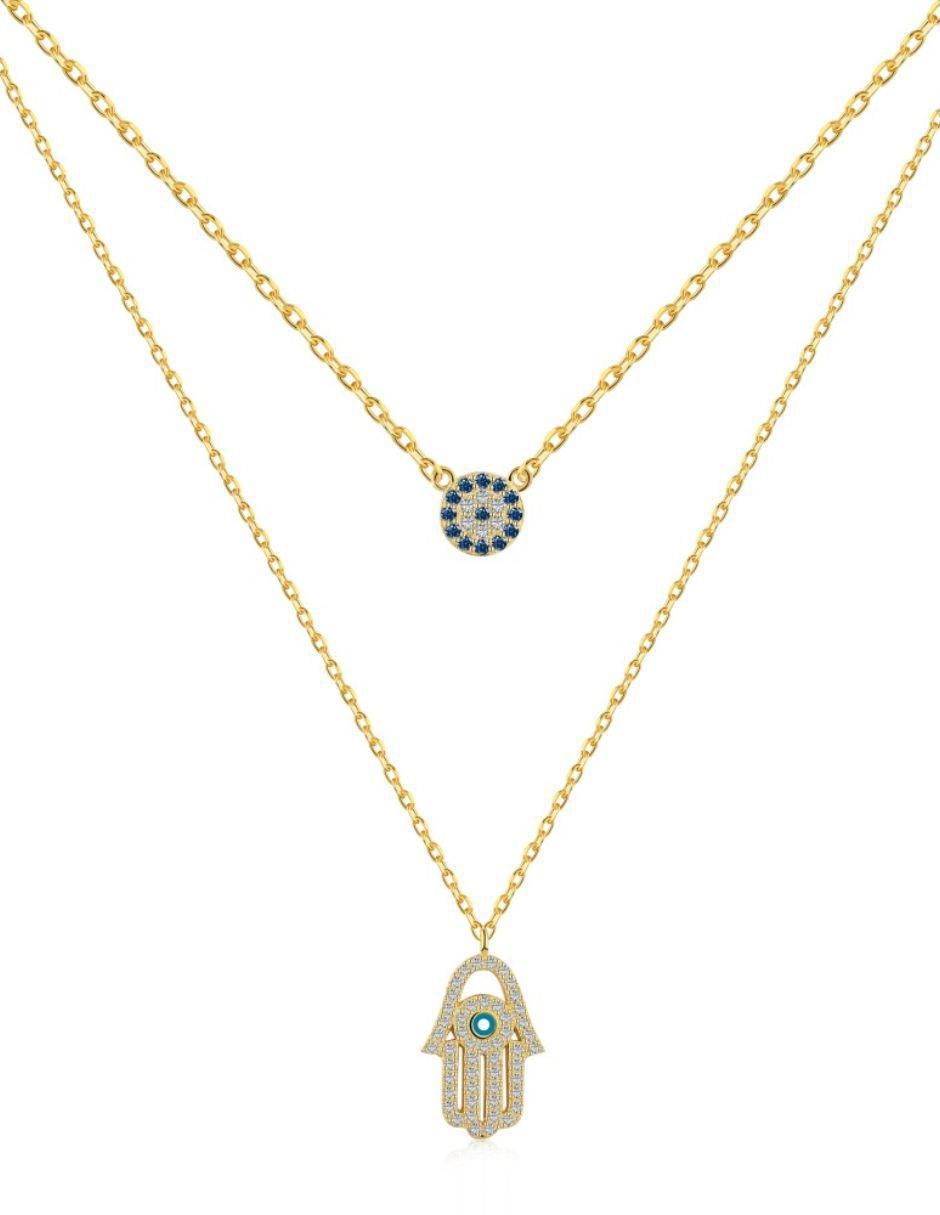 Collar de ojo Karli de plata P 925 1