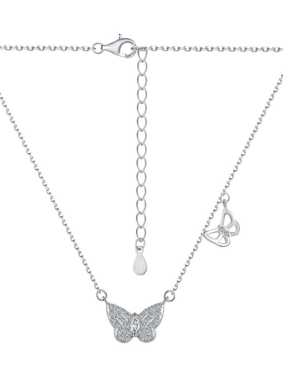 Collar de mariposa Olive de plata P 925 2