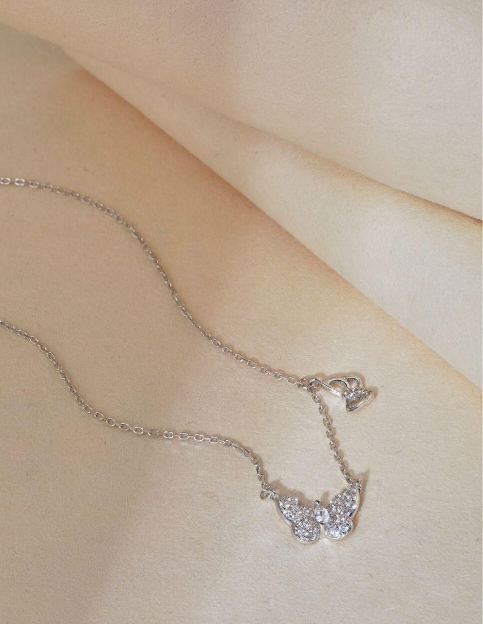 Collar de mariposa Olive de plata P 925 6