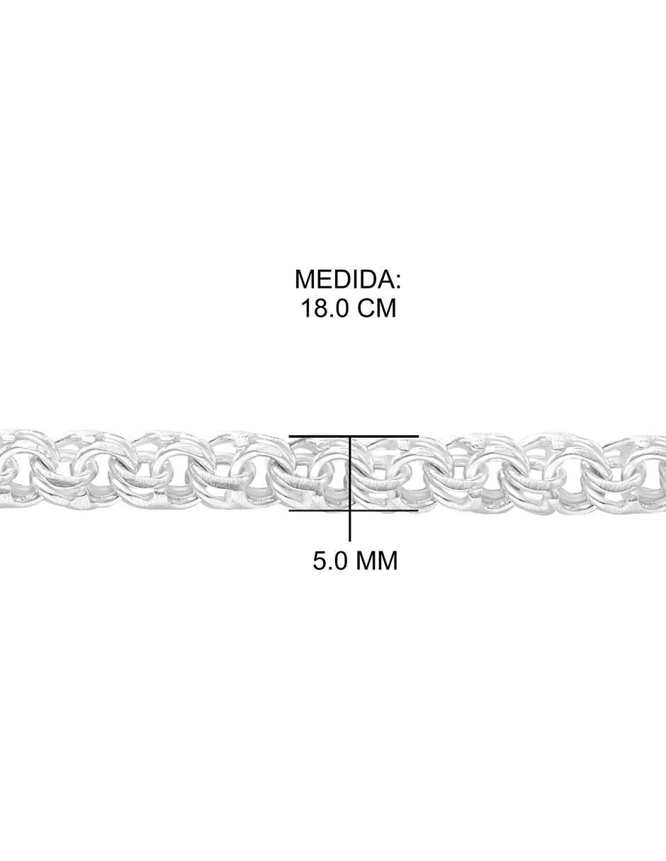 Pulsera de plata P 925 con acabado pulido 5